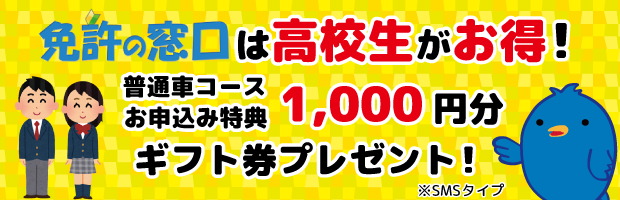 飛鳥ドライビングカレッジ川口 | 普通車 | 通学免許 | 免許の窓口 | 安心でオトクなキャンペーン実施中！